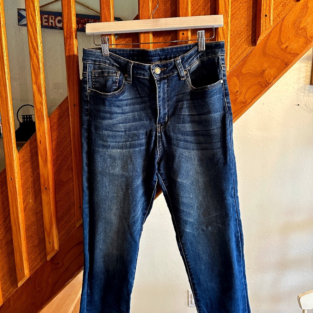 Cropped frayed jeans Grace & Lace